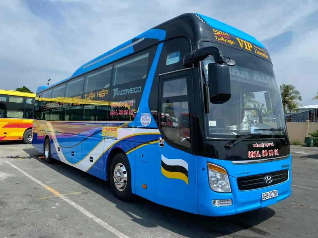 Xe Tuấn Hiệp tuyến xe đi sóc trăng