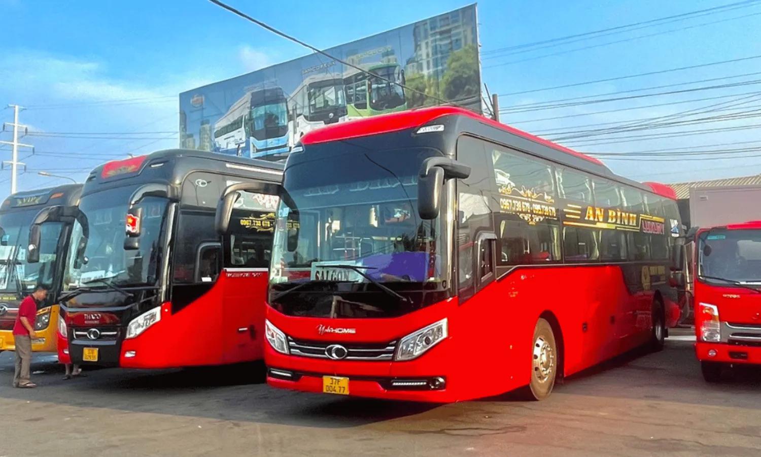 Xe giường nằm 40 chỗ tuyến xe đi Quảng Bình