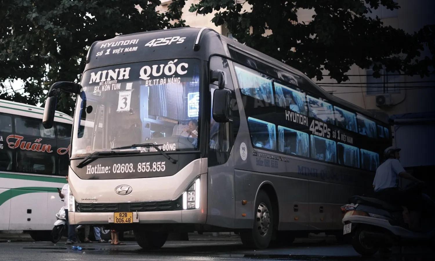Nhà xe Minh Quốc tuyến xe đi Kon Tum
