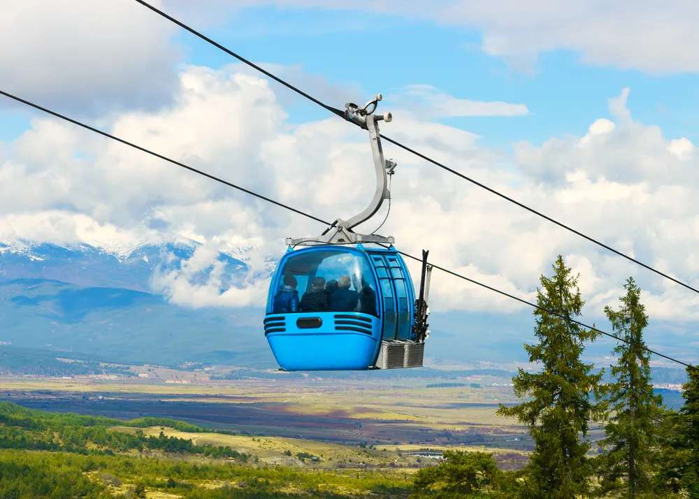 cáp treo lên Bansko