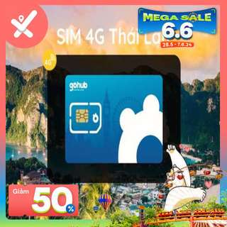 SIM 4G GoHub Thái Lan - Nhận/giao trong Việt Nam, VND 250.000