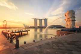 Patung Merlion, Marina Bay