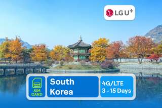 Korea 2-in-1 Unlimited Data SIM and T Money Transportation Card (Airport Pickup), 340.136 VND