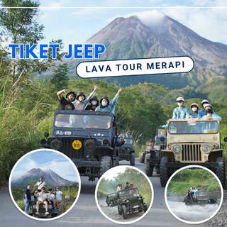 Tiket Jeep Lava Tour Merapi, Rp 450.000