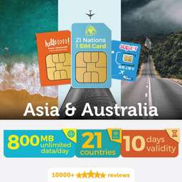 Japan Super Asia Travel Prepaid Sim Card by Hello1010 - Malaysia Only , RM 63