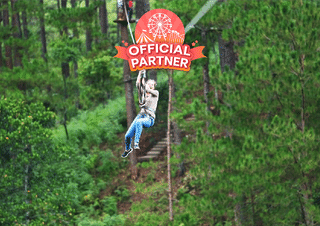 Trò chơi đu dây mạo hiểm Datanla và Trượt Zipline tại Đà Lạt, VND 411.300