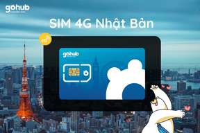 SIM 4G Nhật Bản - Nhận/giao trong Việt Nam