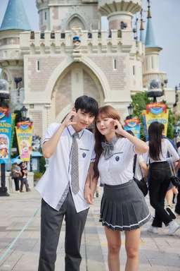 Gamsung Gyobok School Uniform Rental near Lotte World in Jamsil | South Korea, USD 13.77