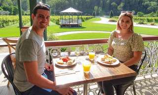 Gold Coast Hot Air Balloon Flight with Vineyard Breakfast and Alpaca experience