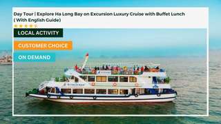 Day Tour | Explore Ha Long Bay on Excursion Luxury Cruise with Buffet Lunch ( With English Guide)
