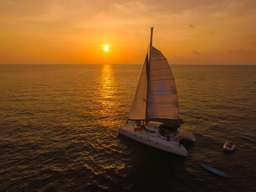 Kahung Beach and Sunset Promthep from Phuket