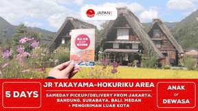 (Pick-Up/Delivery) JR Central Rail Takayama-Hokuriku Tourist Pass