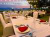 Enjoy your romantic dinner in resort. The package includes a meal on a the resort grass field adjacent to sandy beach as the waves lap the shore, overlooking the ocean with the sparkling city lights on the horizon as the sun sets on your perfect memory.