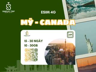 4G eSIM for US and Canada by Simplify Trip, Rp 374.577