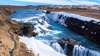 Witness the powerful waters of the Gullfoss Waterfall