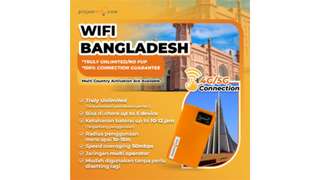 Pinjamwifi: Truly Unlimited Wi-Fi - Bangladesh (Indonesia Pickup), 160.039 VND