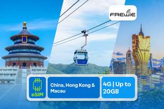 eSIM untuk Mainland China, Hong Kong, & Macao oleh Frewie