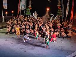 Melasti Beach Kecak Dance Show