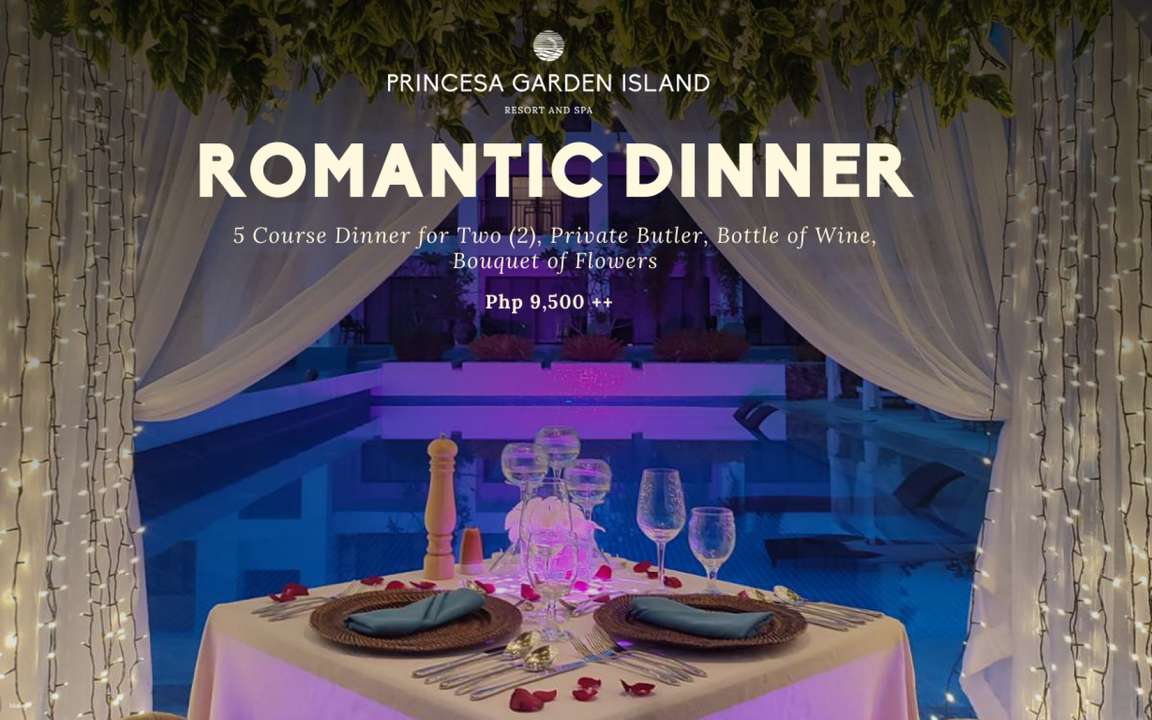 Tiket Romantic Dinner at Princesa Garden Island Resort | Philippines