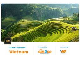 4G eSIM for Vietnam by Sim2Go