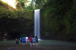 After climbing the mountain in Kintamani, go to the Waterfall in Ubud, THB 633.40