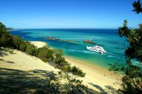 Moreton Island Shipwreck Cruise Tour from Brisbane or Gold Coast