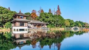 Hangzhou City Private Day Tour to Feilai Peak, Lingyin Temple, Meijiawu Tea Village, West Lake and China National Silk Museum