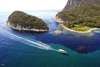 Board the ferry to cross to Bruny Island and enjoy the sights on the way