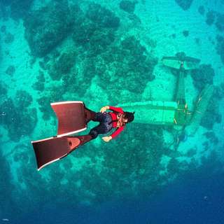 Freediving & Photo Tour at the South Palms Plane Wreck | Panglao, Philippines