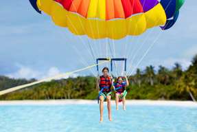 3 Types Watersports Package: Sea-walking, Parasailing, and Jet-skiing Package with Full Body Healing Massage in Mactan | Cebu