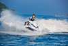 Rocket through the water aboard a jet ski