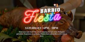 Barrio Fiesta Themed Dinner Buffet at Allegro Restaurant in Bluewater Maribago Beach Resort with Free Use of Swimming Pool and Beach | Cebu