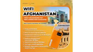 Pinjamwifi: Truly Unlimited Wi-Fi - Afghanistan (Indonesia Pickup), 260.864 VND
