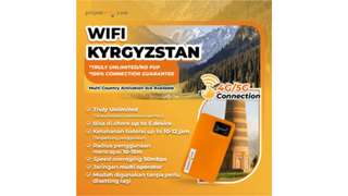 Pinjamwifi: Truly Unlimited Wi-Fi - Kyrgyzstan (Indonesia Pickup), 320.078 VND