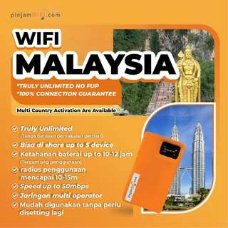 Pinjamwifi: Truly Unlimited Wi-Fi - Malaysia (Pengambilan Indonesia)