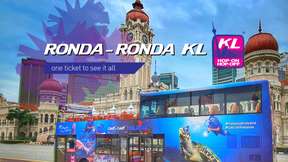 COMBO: KL Hop-on Hop-off Sightseeing Bus Tour + Aquaria KLCC