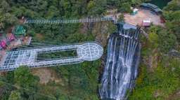 Glass Bridge Waterfall Ravine Underground River Cave Private Tour, RM 1,644.42