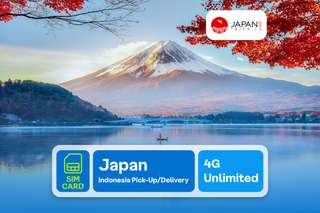 (Indonesia Pick-Up/Delivery) Japan SIM Card Unlimited