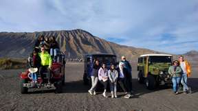 Bromo Sunrise, Malang Sky Land, Batu Love Garden Private Trip from Surabaya