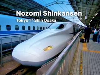 Tiket Nozomi Shinkansen (Tokyo ⇄ Shin Osaka)