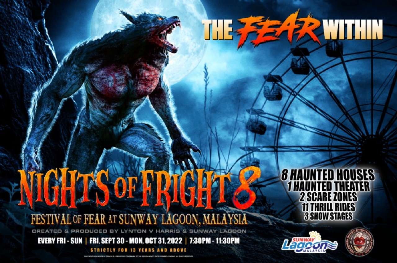 Sunway Lagoon Night of Frights 8 Tickets February 2025 Up to RM300 OFF