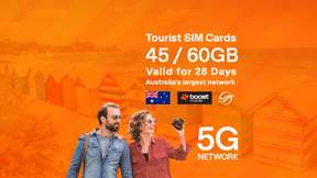 Australian Prepaid SIM Cards - 45/60GB - 28 Days - Data + Calls/Text (Melbourne Airport Pickup)