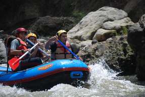 Rafting on the Cimanuk River by Jelajah Garut