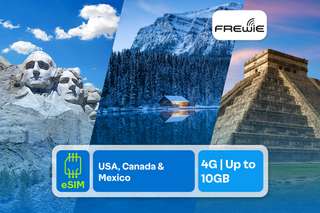 eSIM for USA, Canada & Mexico by Frewie