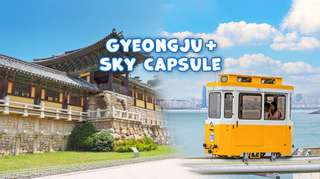 Day Tour from Busan: Haeundae Blueline Park Sky Capsule + Gyeongju UNESCO World Heritage | South Korea, RM 338