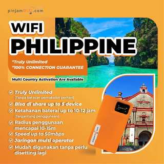 Pinjamwifi：真の無制限Wi-Fi - フィリピン（インドネシアでピックアップ）
