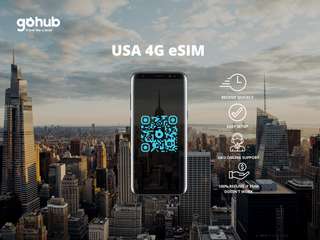 4G eSIM for the United States by Gohub