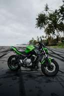 BALI: Motorcycle Photo Tour to Black Beach