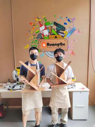 RuangQu Makerspace woodworking class, RM 91