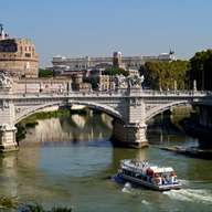Rome Hop-on Hop-off Tiber Cruise next to Castel Sant'Angelo